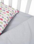 Twins Set lenjerie de pat cu 3 piese din bumbac 120x60 cm