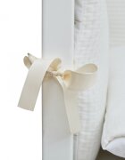 Twins Set lenjerie de pat din bumbac ivoryauriu pentru copii Cotton cu broderie 7 piese