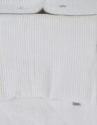 Twins Set lenjerie de pat pentru copii Cotton 7 piese albargintiu