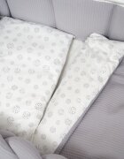 Twins Set lenjerie de pat pentru copii Cotton 7 piese gri