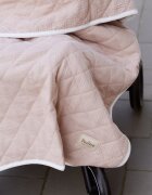 Twins Set perna si patura din muselina pentru copii Geometry bej