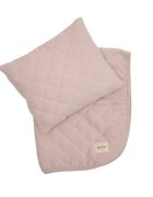 Twins Set perna si patura din muselina pentru copii Geometry bej