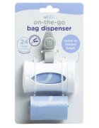 Ubbi Dispenser portabil pentru pungute scutece On The Go alb