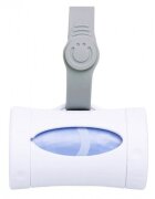 Ubbi Dispenser portabil pentru pungute scutece On The Go alb
