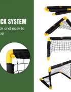 Umbro Set 2 porti de fotbal pliabile 50x44x44 cm