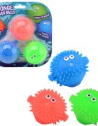UP Int'l Set 3 mingi pentru apa cu burete Splash 6 cm