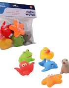 UP Int'l Set 6 jucarii animale pentru baie
