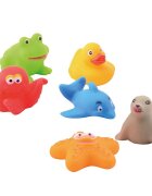 UP Int'l Set 6 jucarii animale pentru baie