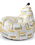 Updeco Fotoliu Puf Bean Bag tip Big Chill buline negre