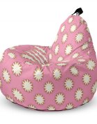 Updeco Fotoliu Puf Bean Bag tip Big Chill pink sky