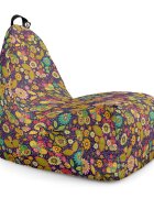 Updeco Fotoliu Puf Bean Bag tip Chill XL Flowers Hippie