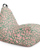 Updeco Fotoliu puf Bean Bag tip chill XL giraffe dusty pink