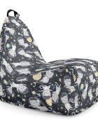 Updeco Fotoliu Puf Bean Bag tip Chill XL Pisici In Spatiu