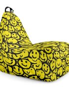 Updeco Fotoliu Puf Bean Bag tip Chill XL Smiley Galben
