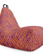 Updeco Fotoliu puf Bean Bag tip chill XL zebra purple