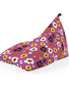 Updeco Fotoliu Puf Bean Bag tip Lounge Daisy fundal mov