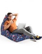 Updeco Fotoliu Puf Bean Bag tip Lounge Dinozauri nocturni