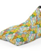 Updeco Fotoliu Puf Bean Bag tip Lounge Invazia pisicilor ocru