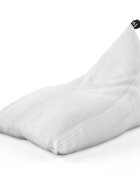 Updeco Fotoliu Puf Bean Bag tip Lounge lemn alb