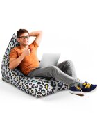 Updeco Fotoliu puf Bean Bag tip lounge leopard pastel