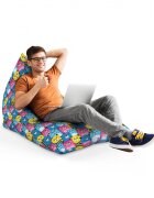 Updeco Fotoliu Puf Bean Bag tip Lounge Smiley cats
