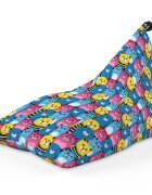 Updeco Fotoliu Puf Bean Bag tip Lounge Smiley cats