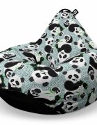 Updeco Fotoliu Puf Bean Bag tip Para L Bamboo Panda