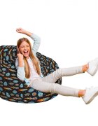 Updeco Fotoliu Puf Bean Bag tip Para L game space retro