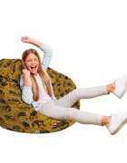 Updeco Fotoliu Puf Bean Bag tip Para L pisici dia de los muertos