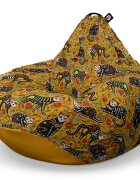 Updeco Fotoliu Puf Bean Bag tip Para L pisici dia de los muertos