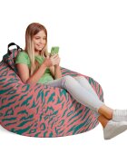 Updeco Fotoliu puf Bean Bag tip para L tigre pink