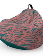 Updeco Fotoliu puf Bean Bag tip para L tigre pink