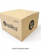 Updeco Fotoliu puf Bean Bag tip para L zebra gradient bright
