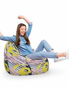 Updeco Fotoliu Puf Bean Bag tip Para XL Abstract Spiral