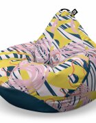 Updeco Fotoliu Puf Bean Bag tip Para XL Abstract Spiral