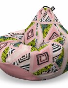 Updeco Fotoliu Puf Bean Bag tip Para XL Caribbean Grapefruit