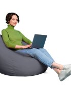 Updeco Fotoliu Puf Bean Bag tip Para XL Chroma Dark Grey