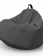 Updeco Fotoliu Puf Bean Bag tip Para XL Chroma Dark Grey