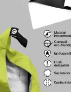 Updeco Fotoliu Puf Bean Bag tip Para XL Chroma Green