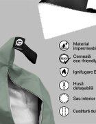 Updeco Fotoliu Puf Bean Bag tip Para XL Chroma Green Sage