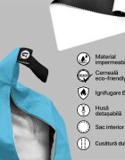Updeco Fotoliu Puf Bean Bag tip Para XL Chroma Turquoise