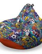 Updeco Fotoliu Puf Bean Bag tip Para XL Graffiti Sport