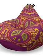 Updeco Fotoliu Puf Bean Bag tip Para XL Hippie Groove