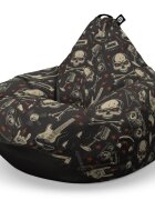Updeco Fotoliu Puf Bean Bag tip Para XL Rock