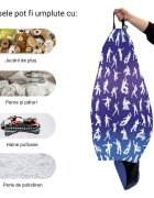 Updeco Husa fotoliu Puf Bean Bag tip Para L fara umplutura fortnite