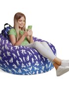 Updeco Husa fotoliu Puf Bean Bag tip Para L fara umplutura fortnite