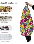 Updeco Husa fotoliu Puf Bean Bag tip Para L fara umplutura kawaii fruits