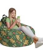 Updeco Husa fotoliu Puf Bean Bag tip Para L fara umplutura maimute