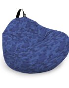 Updeco Husa fotoliu Puf Bean Bag tip Para L fara umplutura minecraft apa