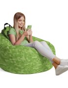 Updeco Husa fotoliu Puf Bean Bag tip Para L fara umplutura minecraft creeper